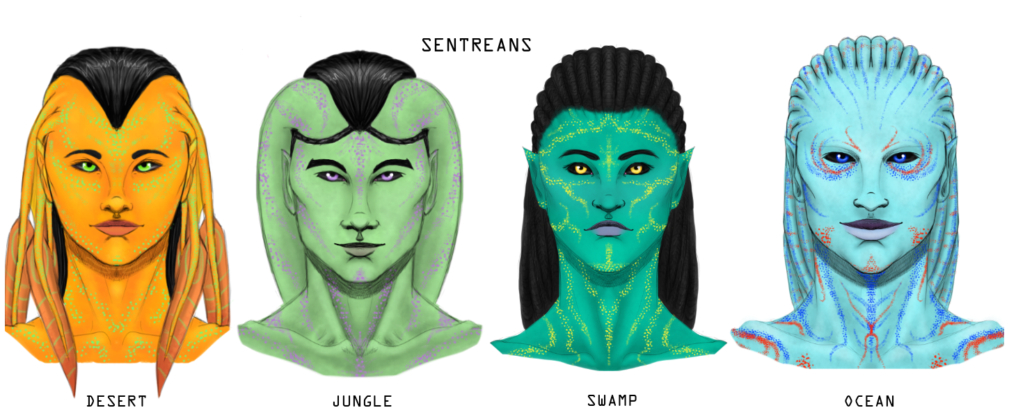 Alien heads 2 by E3TV on DeviantArt