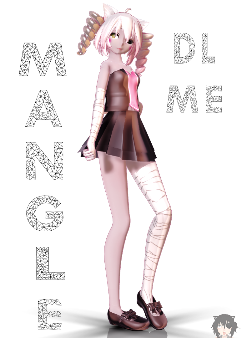 MMD FNaF Mangle + DL! by Mangle200 on DeviantArt