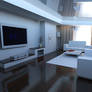 Living Room 3D Render