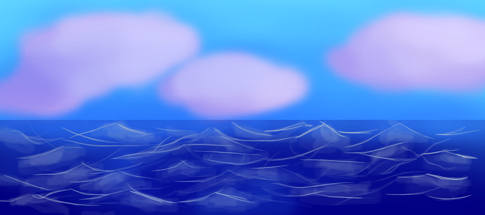 Evening ocean by Paper-folio on DeviantArt