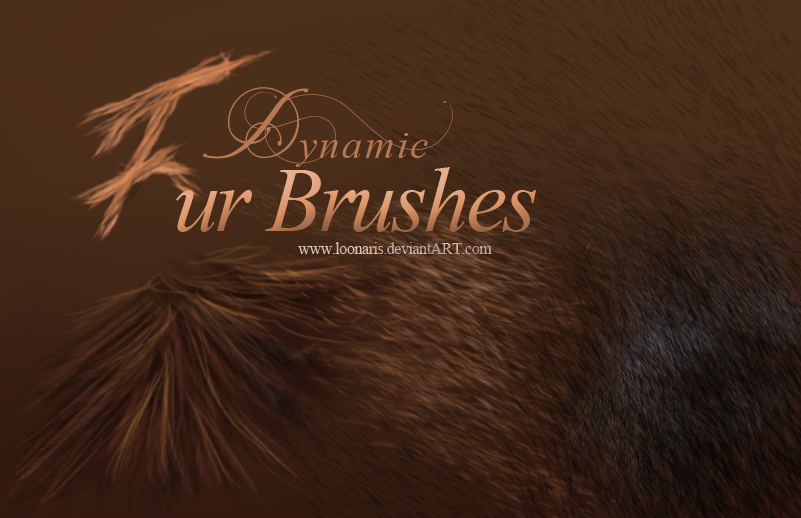 Dynamic FUR Brushes for Photoshop NEW *UPDATE 2.0*