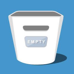 Empty Trash Bin