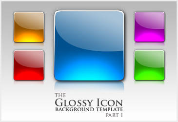 Glossy Icon template part I