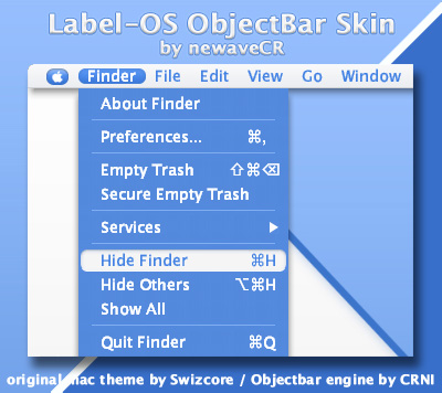 Label-OS Objectbar Skin