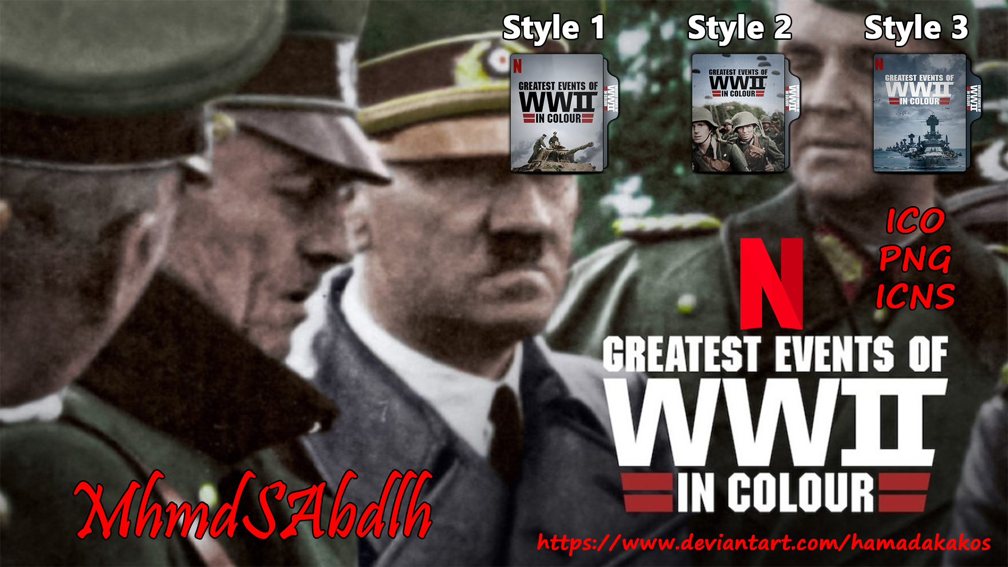 Greatest Events Of Wwii In Colour Download Greatest Events of WWII in Colour icon folder by hamadakakos on DeviantArt