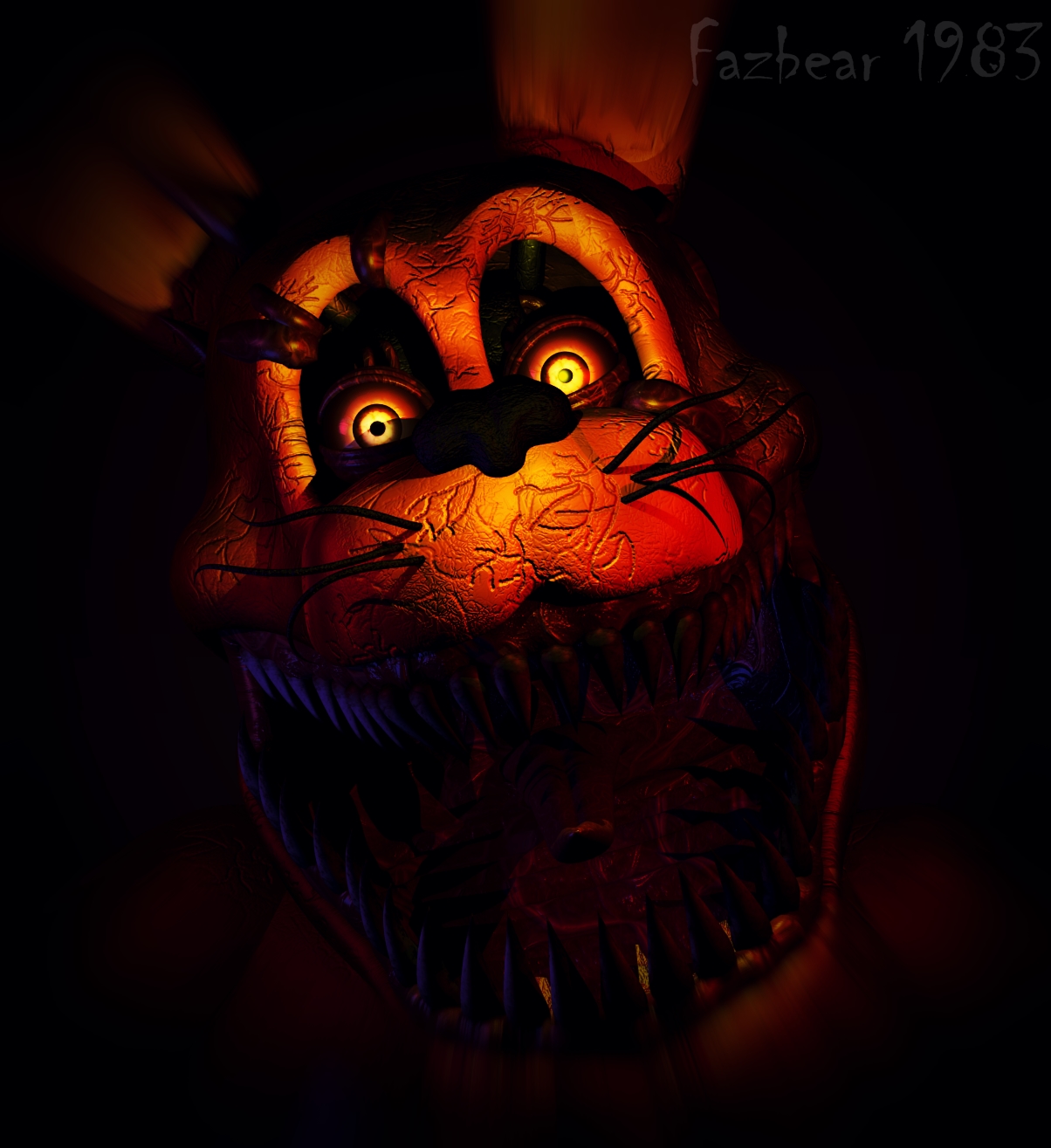 BLENDER/FNAF] Withered Foxy Jumpscare by Spring-o-bonnie on DeviantArt