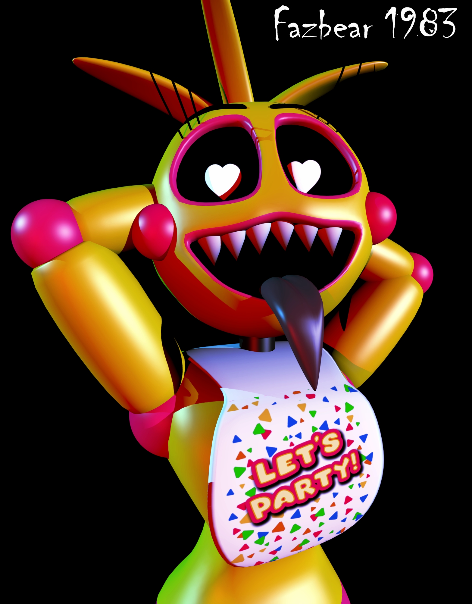 Download Modelucn Funtime Chica - Funtime Chica Ucn Model PNG