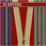 20 Zippers