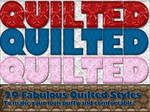 Quilted Photoshop Styles