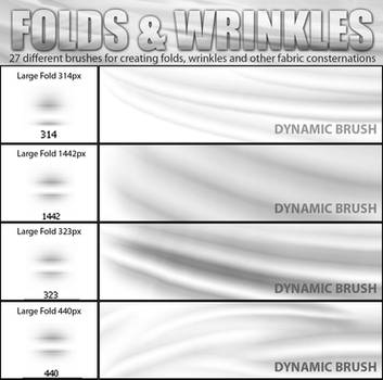 FOlds and Wrinkles Photoshop CS4 brushSAMPLE