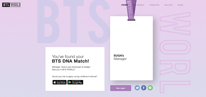 Bts World Manager Id Card