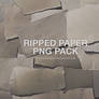 ripped paper stock png pack | for 5k watchers