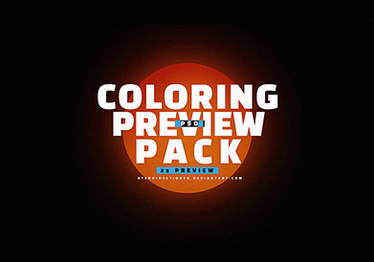 .psd coloring preview pack | for 5k watchers