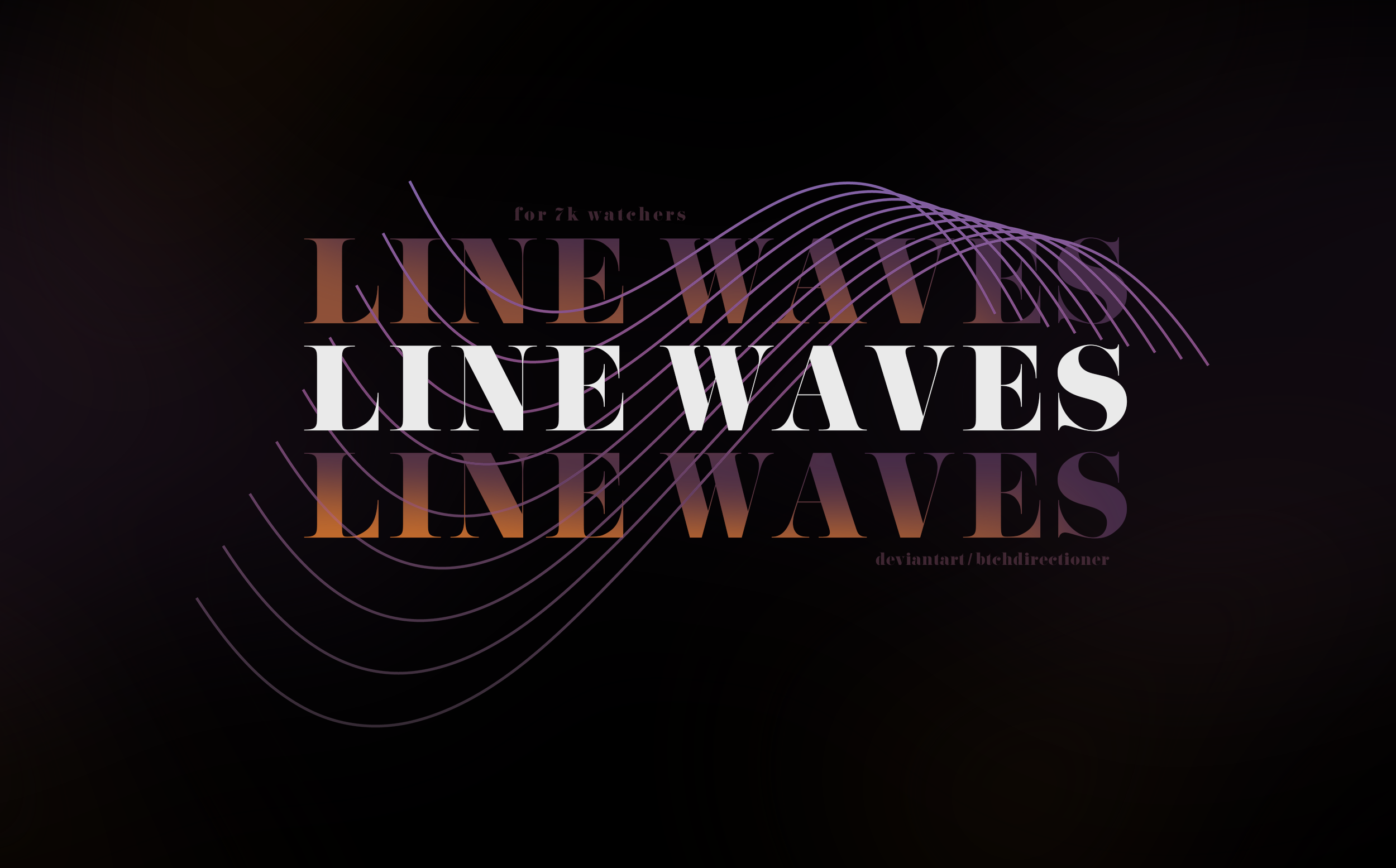 line waves pack | for 7k watchers