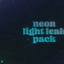 neon light leak pack | for 7k watchers