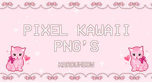 PIXEL KAWAII PNGS, de KarouMeow