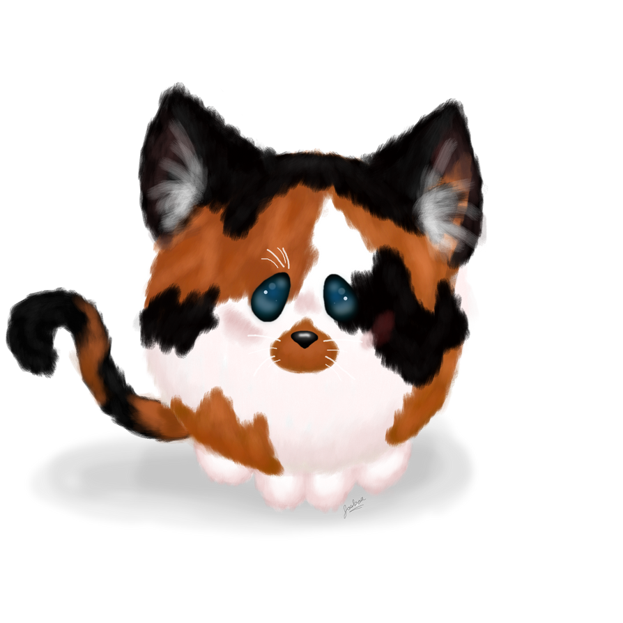Calico Cat by Jasloaa on DeviantArt