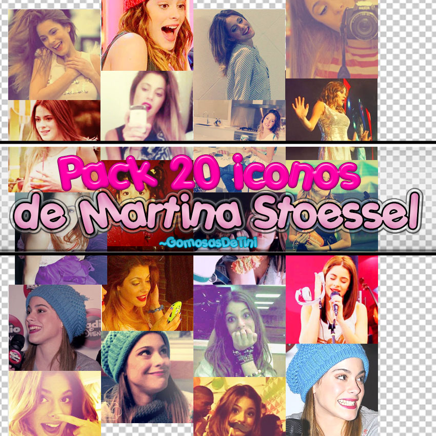 Pack 20 iconos de Martina Stoessel