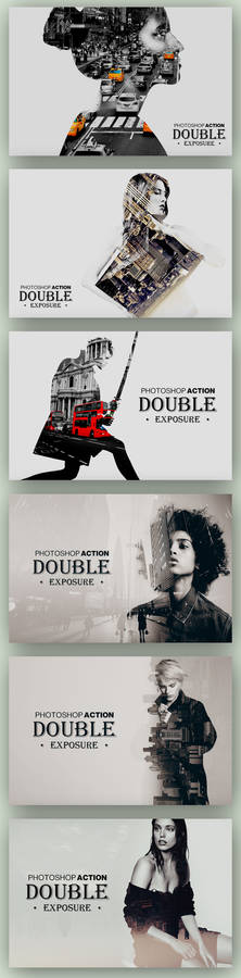 Double Exposure Premium Photoshop Action