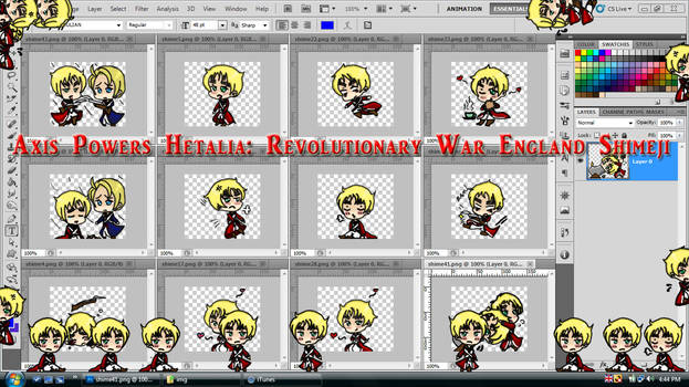 Hetalia Shimeji: Revolutionary War England