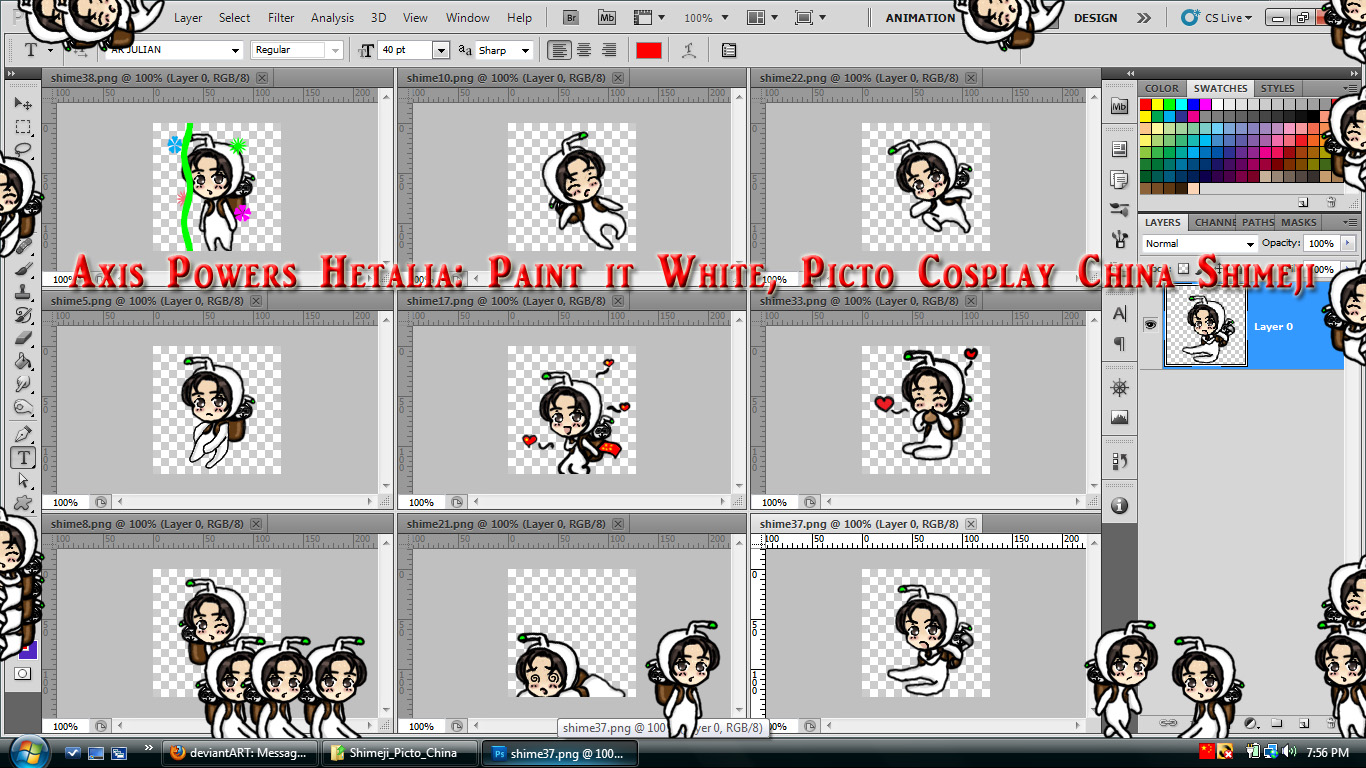 Hetalia: Paint it White: Picto Cosplay China