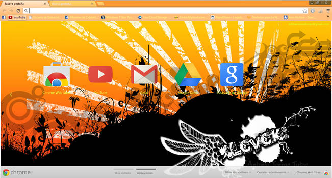 Tema Google Chrome || Orangee Fun