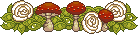 Rose and Mushroom