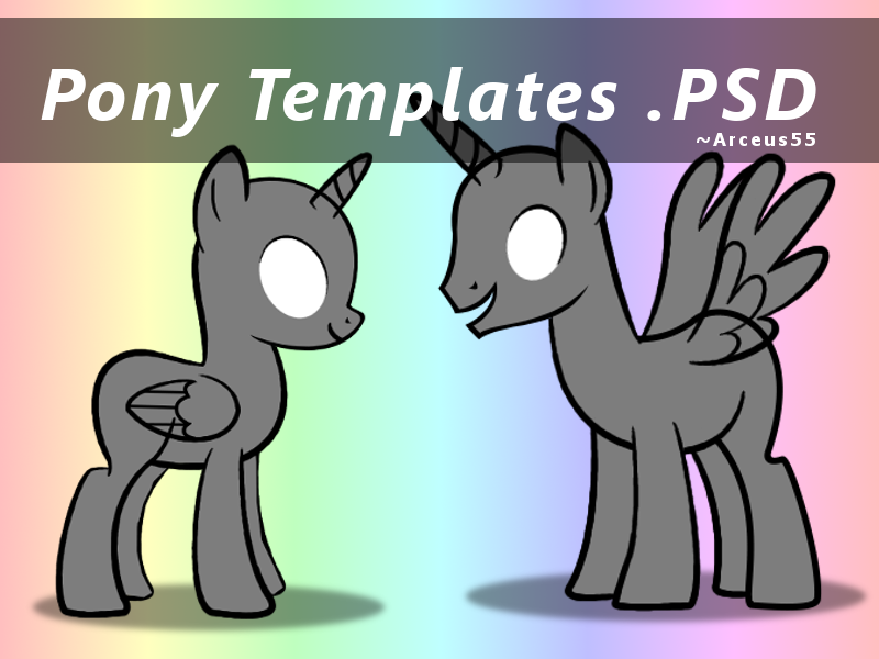 Pony Templates (Mare and Stallion) Click Download