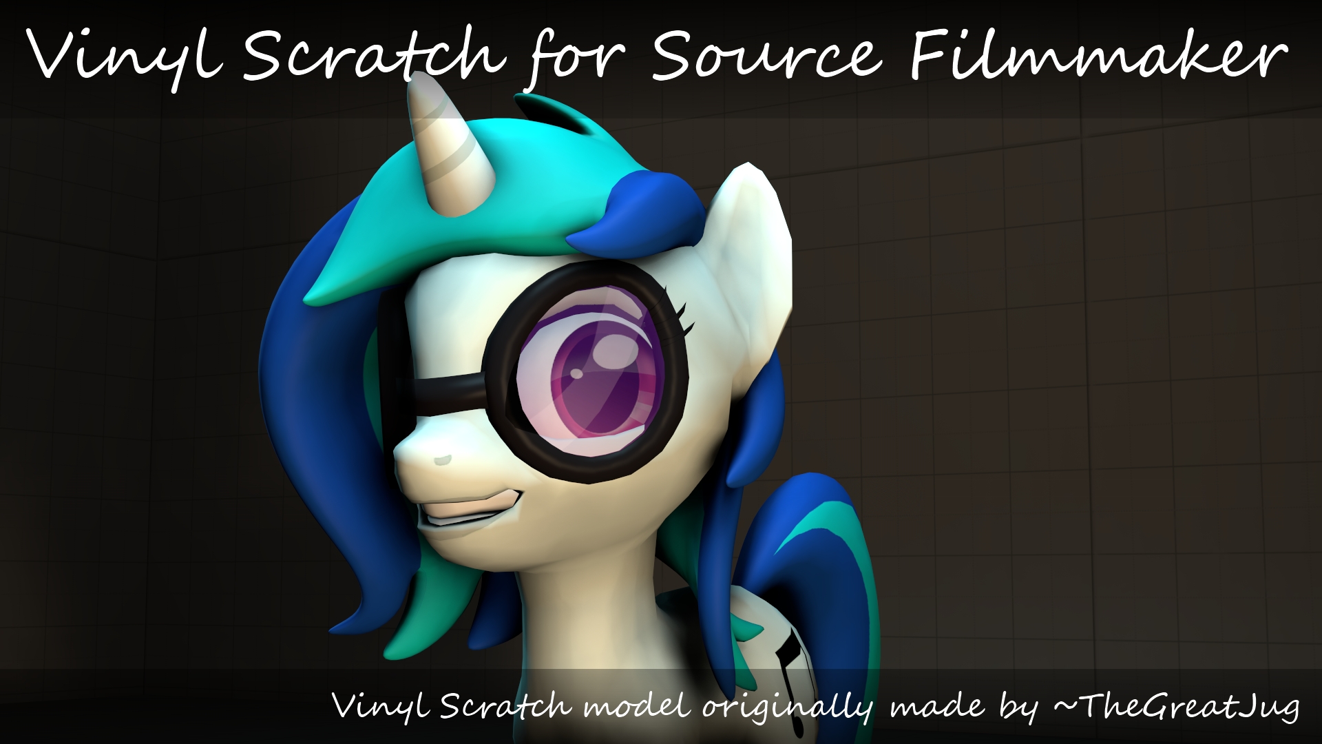 Vinyl Scratch made by TheGreatJug for SFM