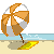 parasol and towel opn beach TTOCI GIF 1