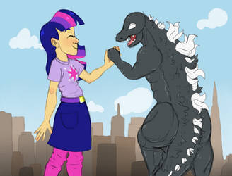 Request: Godzilla and Twilight