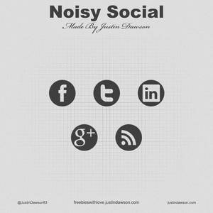 Noisy Social Media Icons