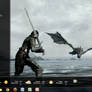 Skyrim Rainmeter Theme Battery Meter