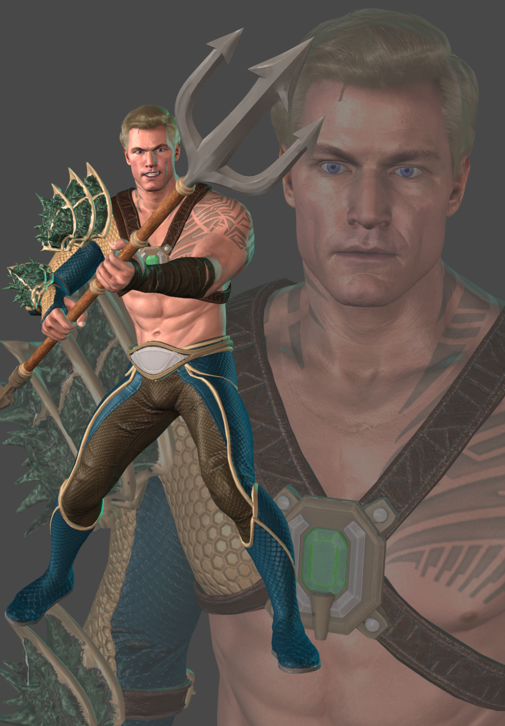 Injustice 2 - Aquaman by thePWA on DeviantArt