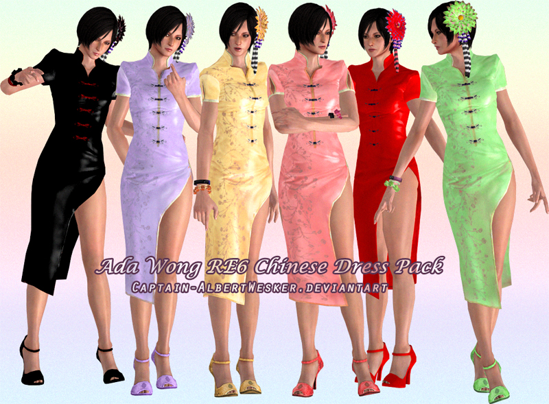 Ada Wong Resident Evil 6 Chinese Dress iPad Case & Skin for Sale by  jazzsart