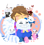 FanArt - Frisk and sans SQUee-AD