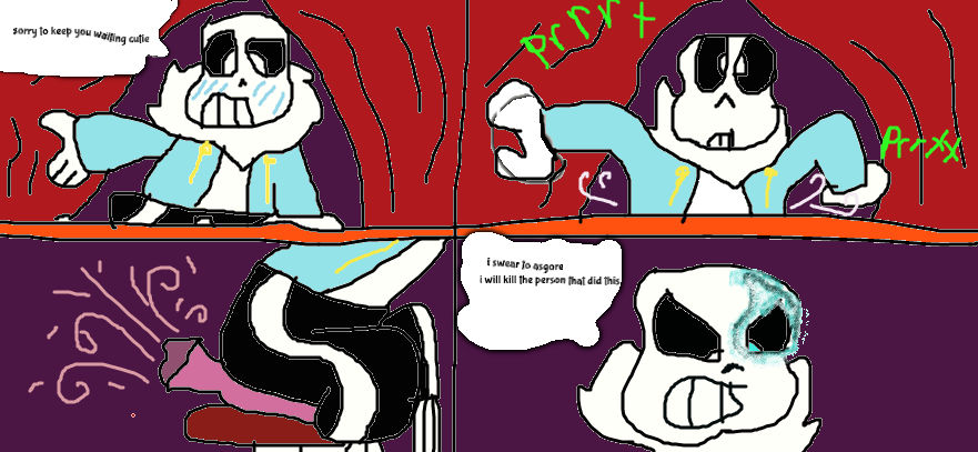 Sans Gets Pranked By Sansthecat On Deviantart