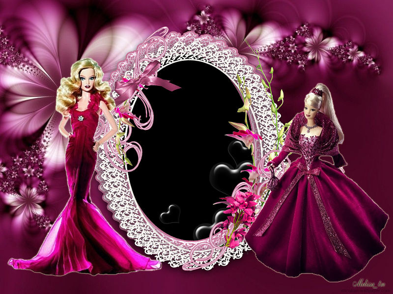 barbie frame psd by melissa tm on deviantart