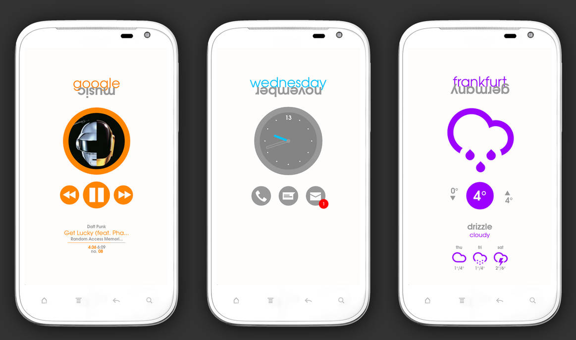 Infographic Zooper Widget Skin Apk