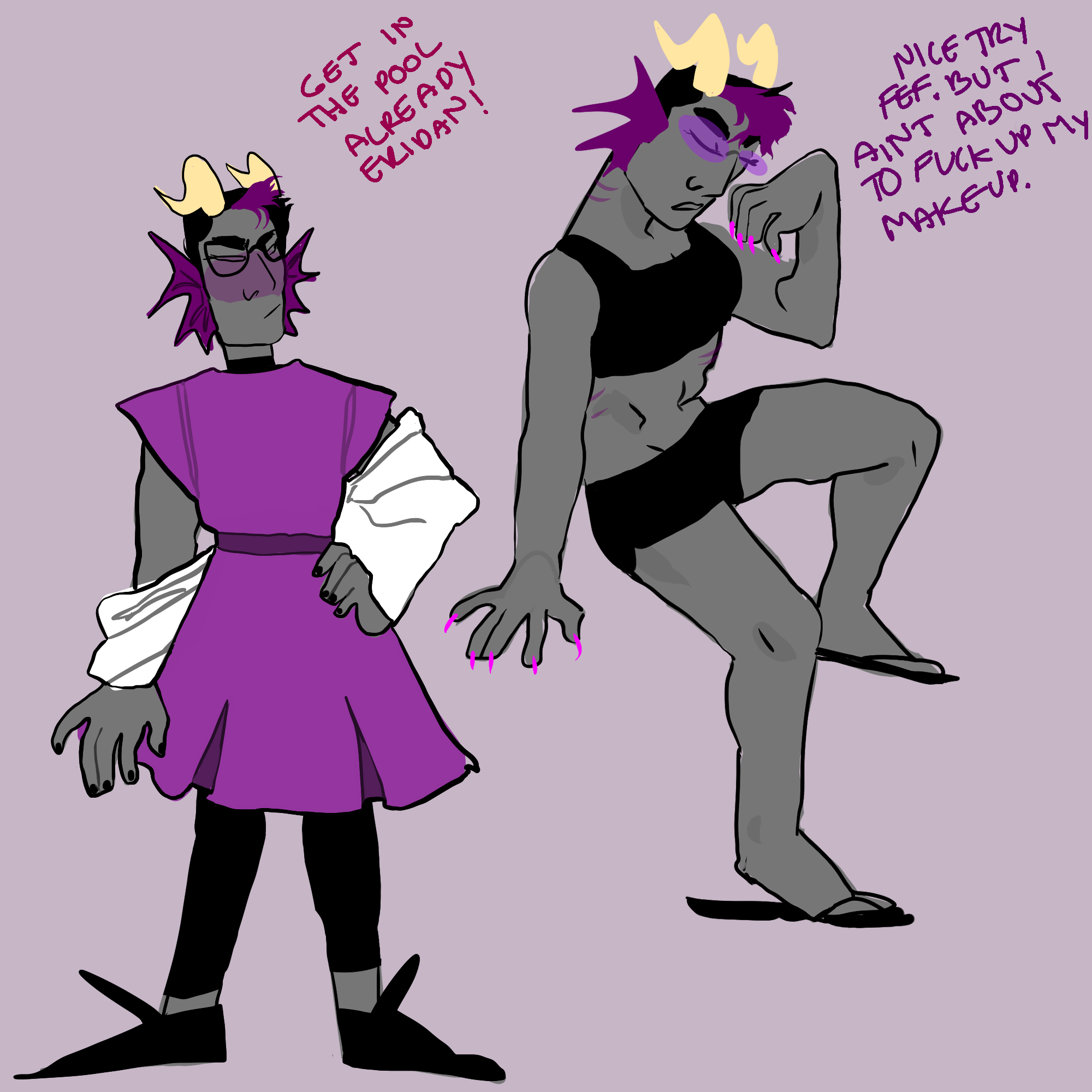 Genderfluid Eridan by BIGBUFFSHARKDAD on DeviantArt