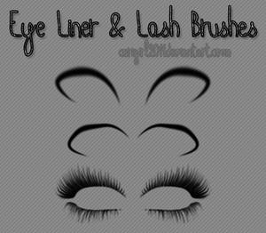 Eye Lashes and Liner Brush [PhotoShop]