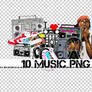 10 MUSIC PNG +