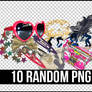 10 RANDOM PNG +