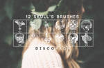12 Skulls and Anatomy Brushes