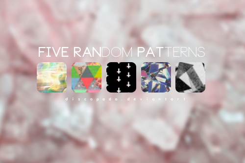 5 random Patterns