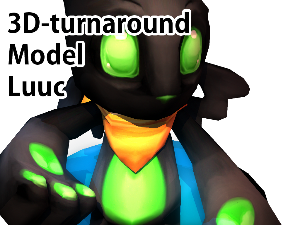 3d model turnaround-Luuc