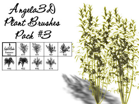 Angela3D Plant Brushes Set 3