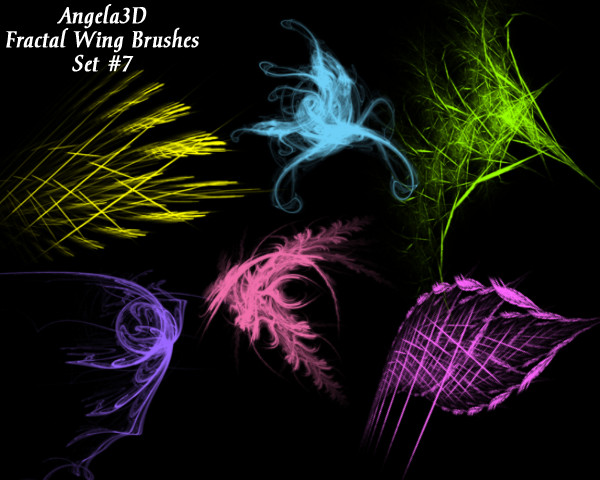 A3D Fractal Wings Set 7 PSP