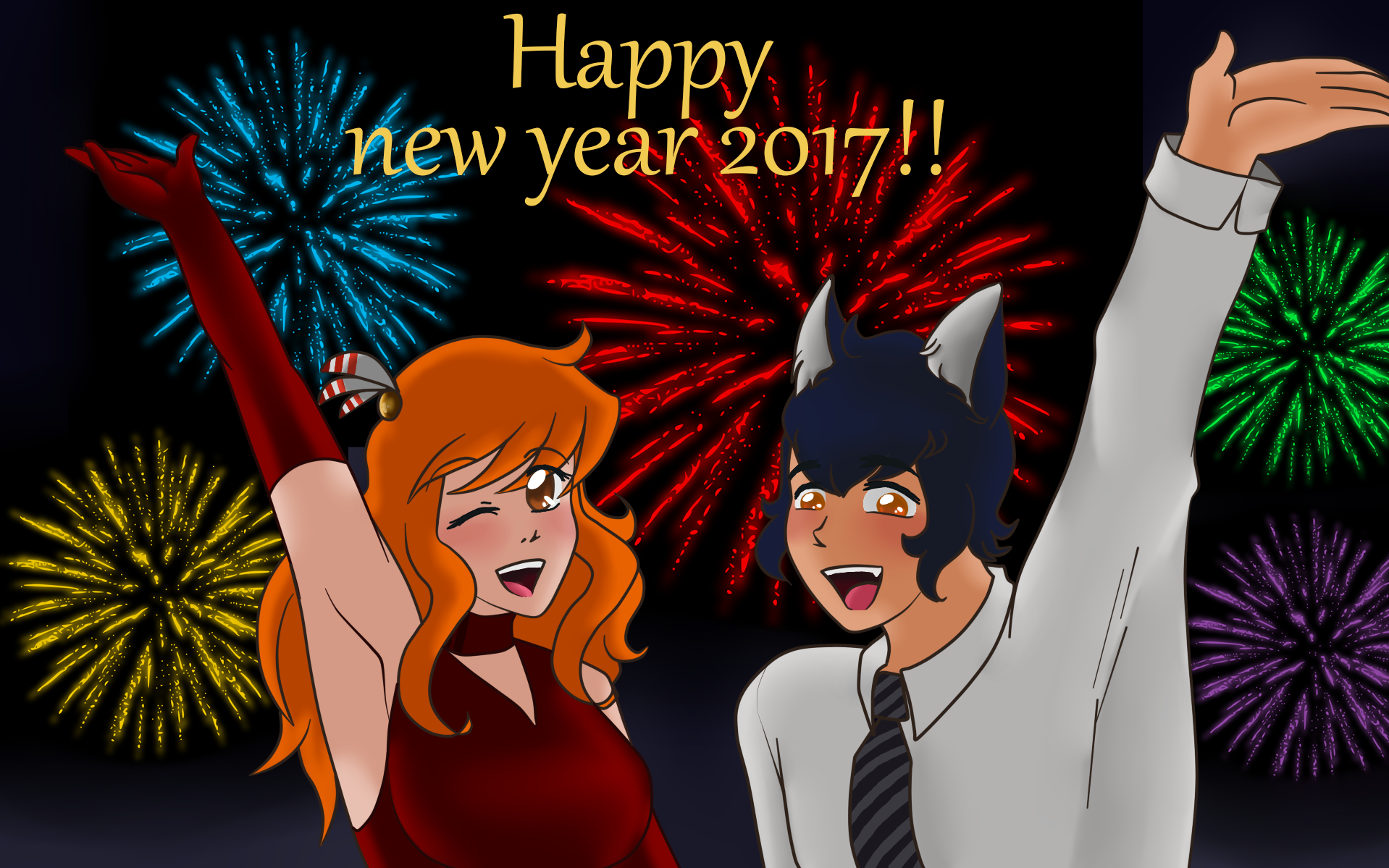 Happy New Year 2017 by Melissa-B-chan on DeviantArt