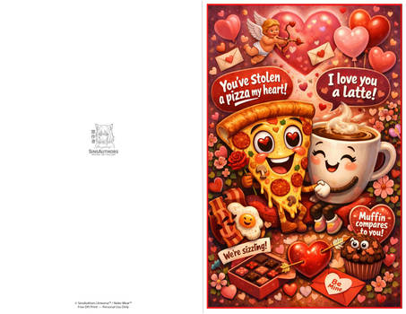 Free DIY Valentine Card Print and Fold